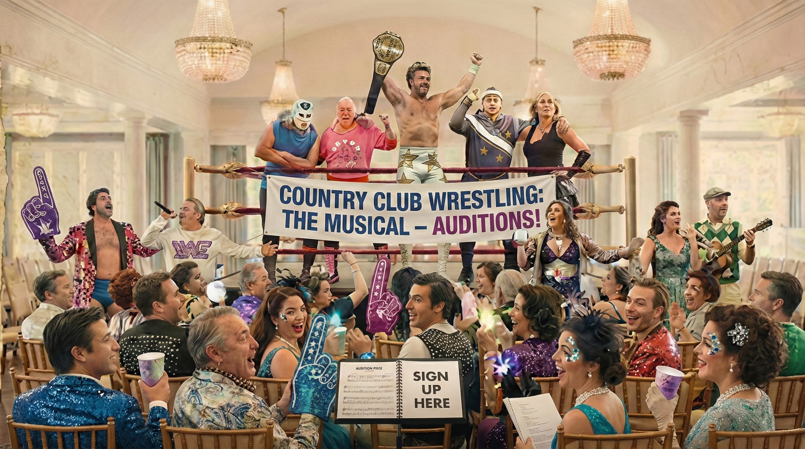 Country Club Wrestling: The Musical - Auditions