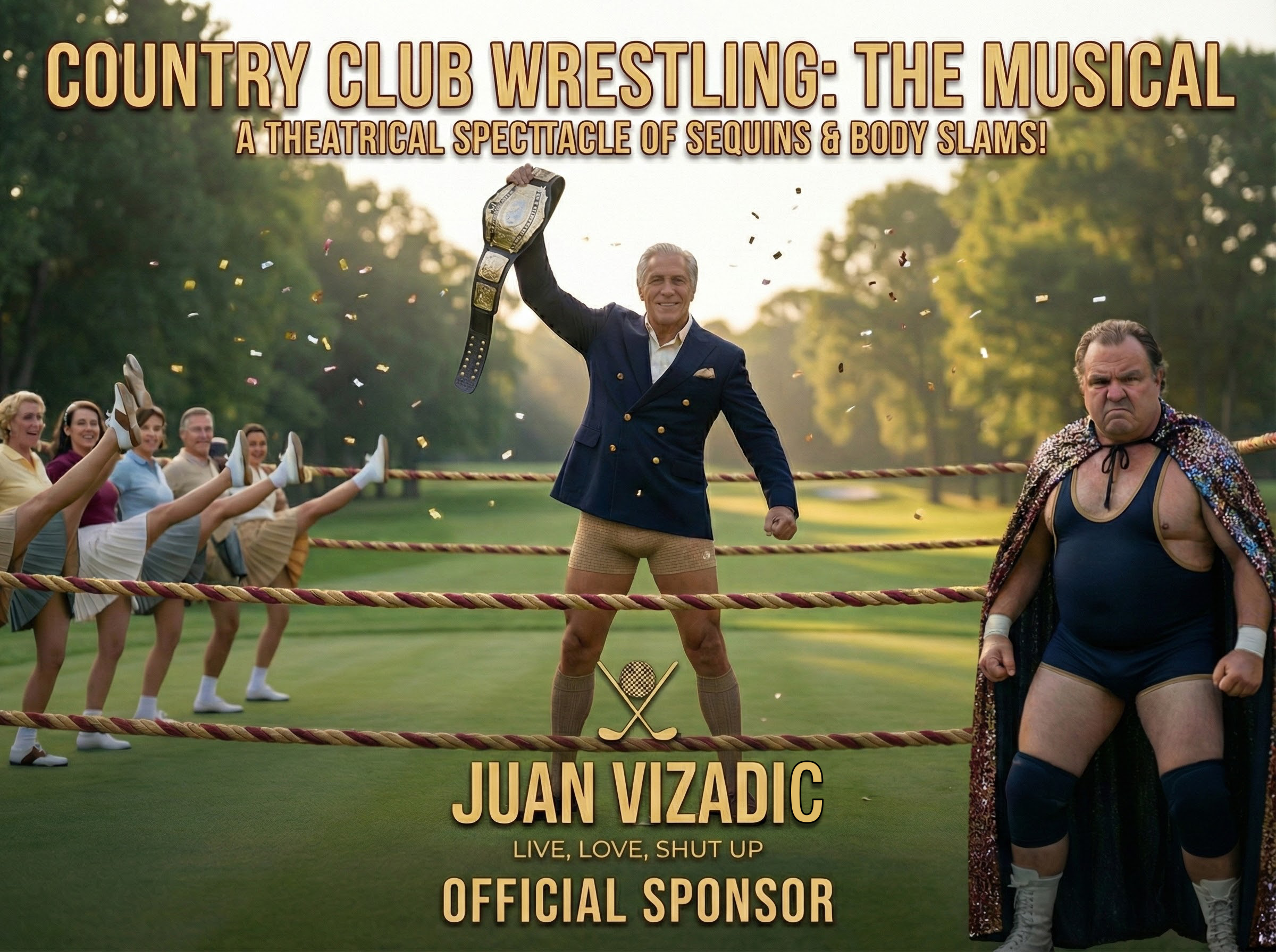 Juan Vizadic - Official Development Sponsor of Country Club Wrestling: The Musical