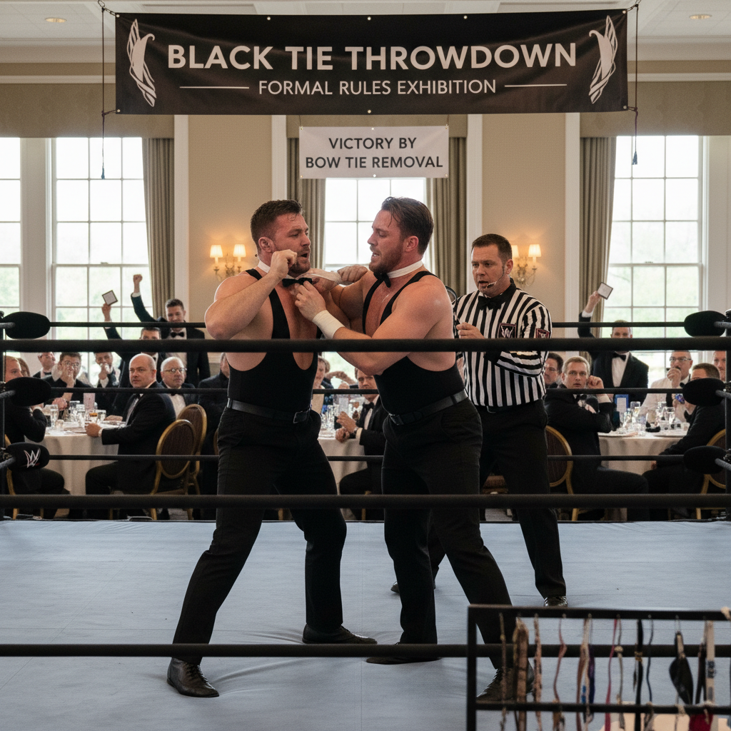 Black Tie Throwdown action scene