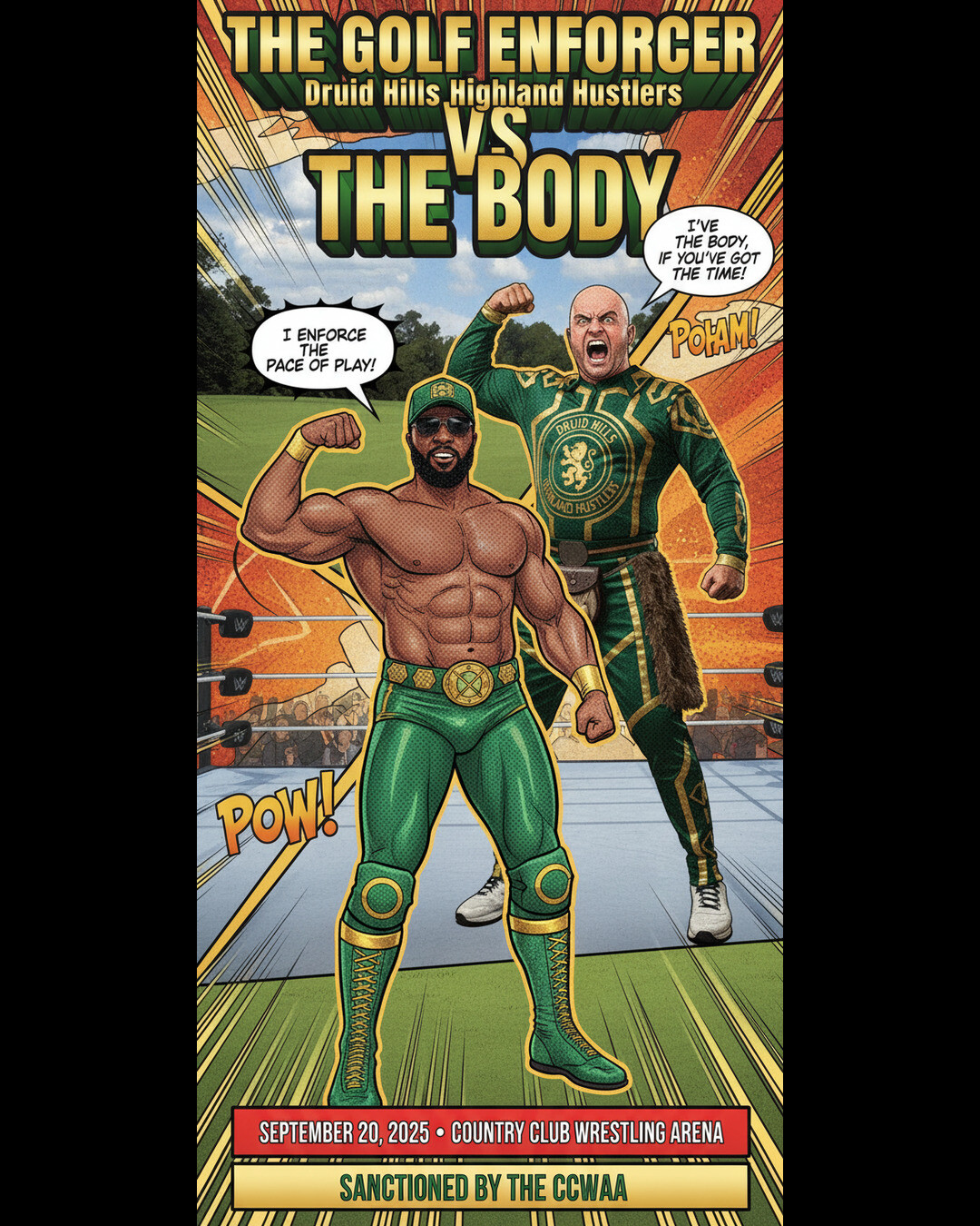 The Golf Enforcer vs The Body - Grudge Match