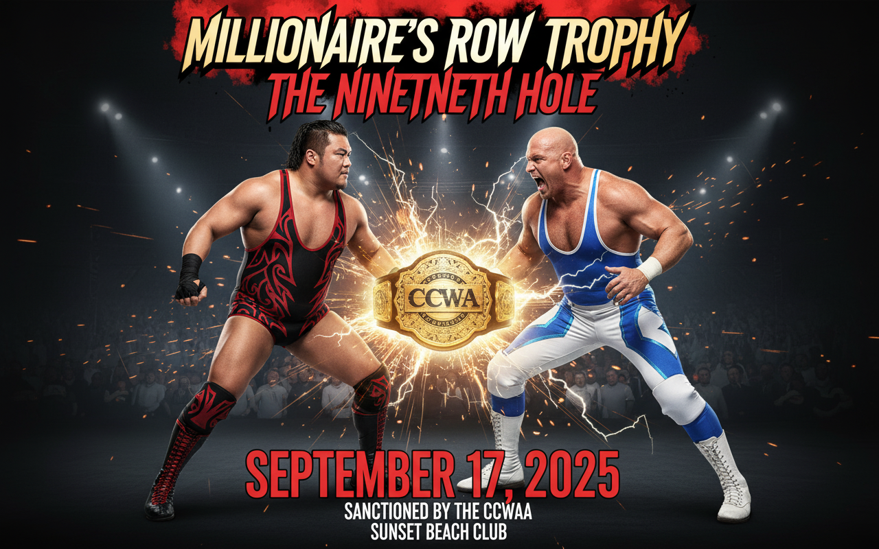 Millionaire's Row Trophy - Pop Art