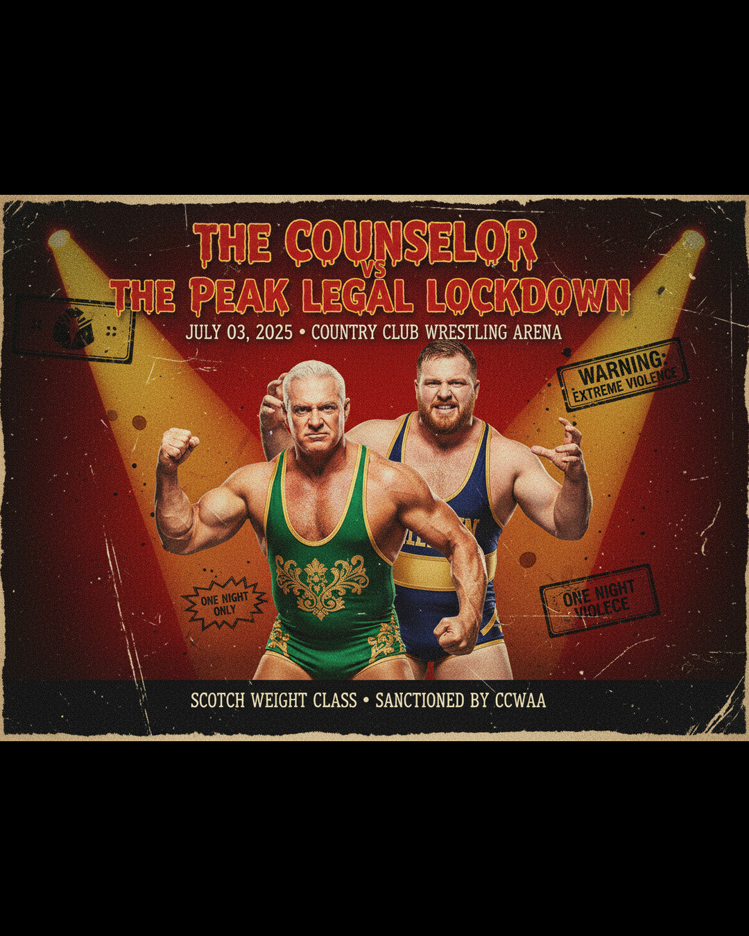 The Counselor vs The Peak Legal Lockdown - Grudge Match