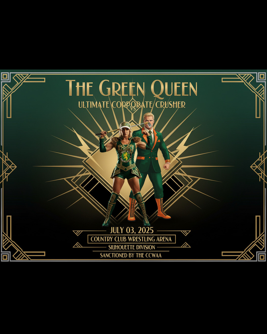 The Green Queen vs The Ultimate Corporate Crusher - Grudge Match